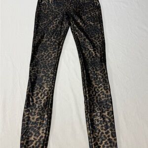 SPANX Metallic Animal Print Leggings